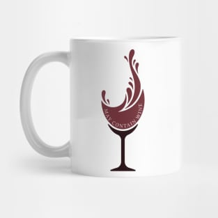 May Contain Wine, red Mug